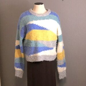 Jessica Simpson fuzzy sweater